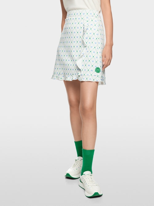 Marc Cain - Heart Print Skirt