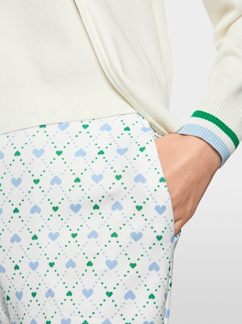 Marc Cain - Heart Print Pants