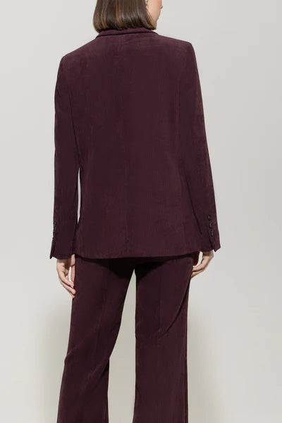 Luisa Cerano - Corduroy One-Button Blazer