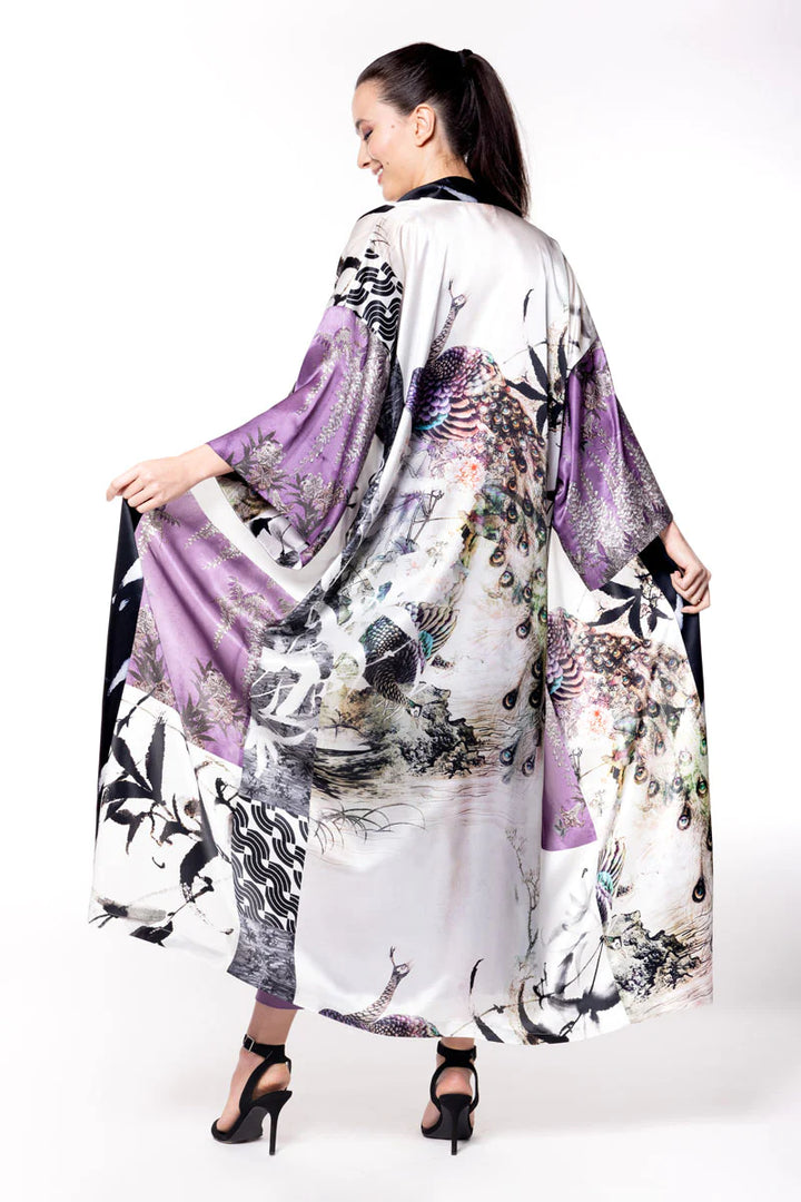 Christine Lingerie- Gatsby Peacock Long Robe