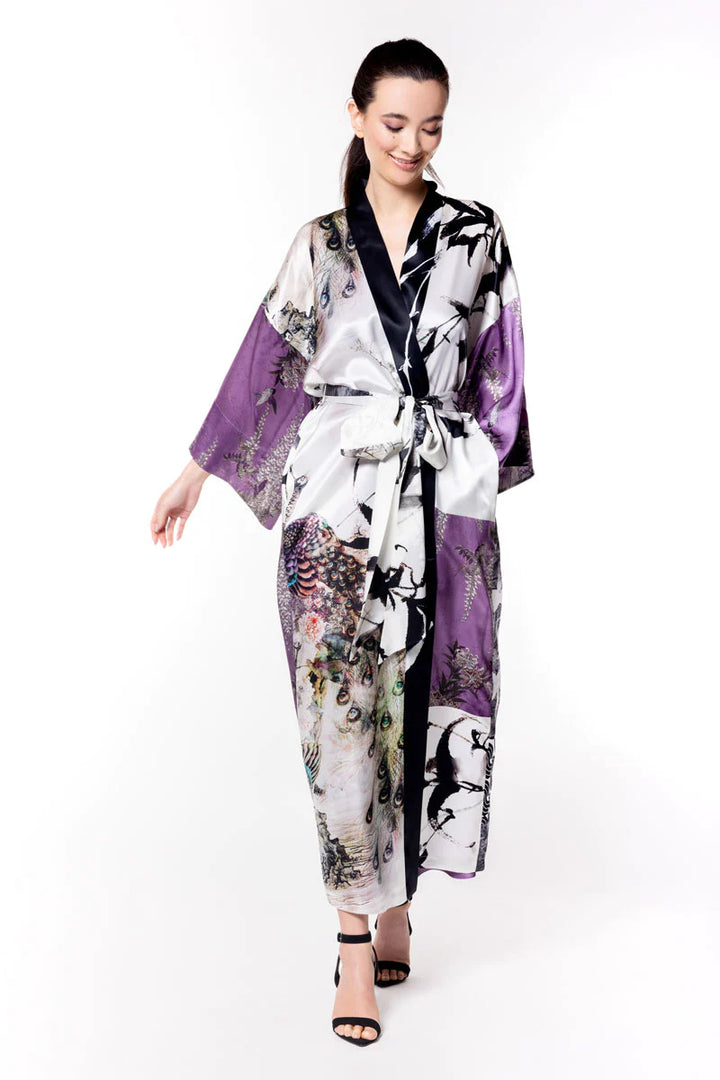Christine Lingerie- Gatsby Peacock Long Robe