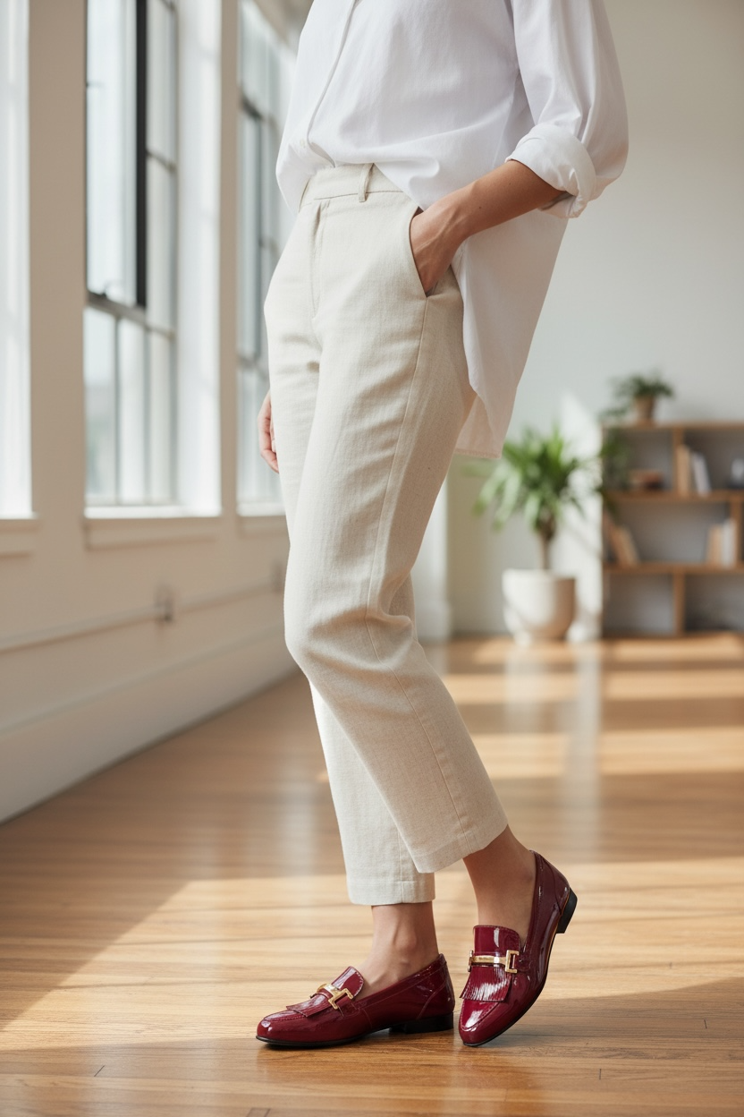 Amalfi - Red Patent Loafer