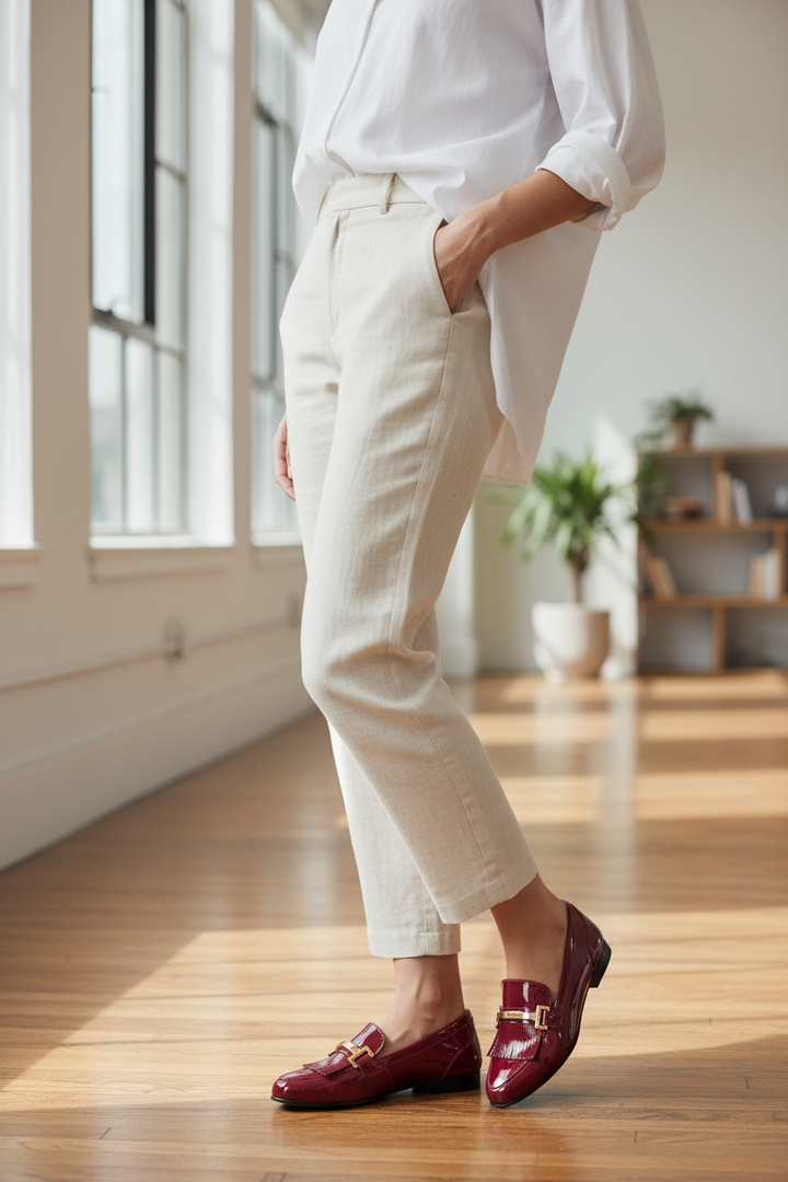 Amalfi - Red Patent Loafer