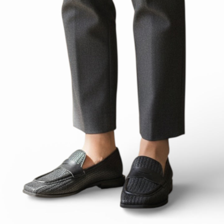 Angel Alarcon - Raffia Penny Loafer