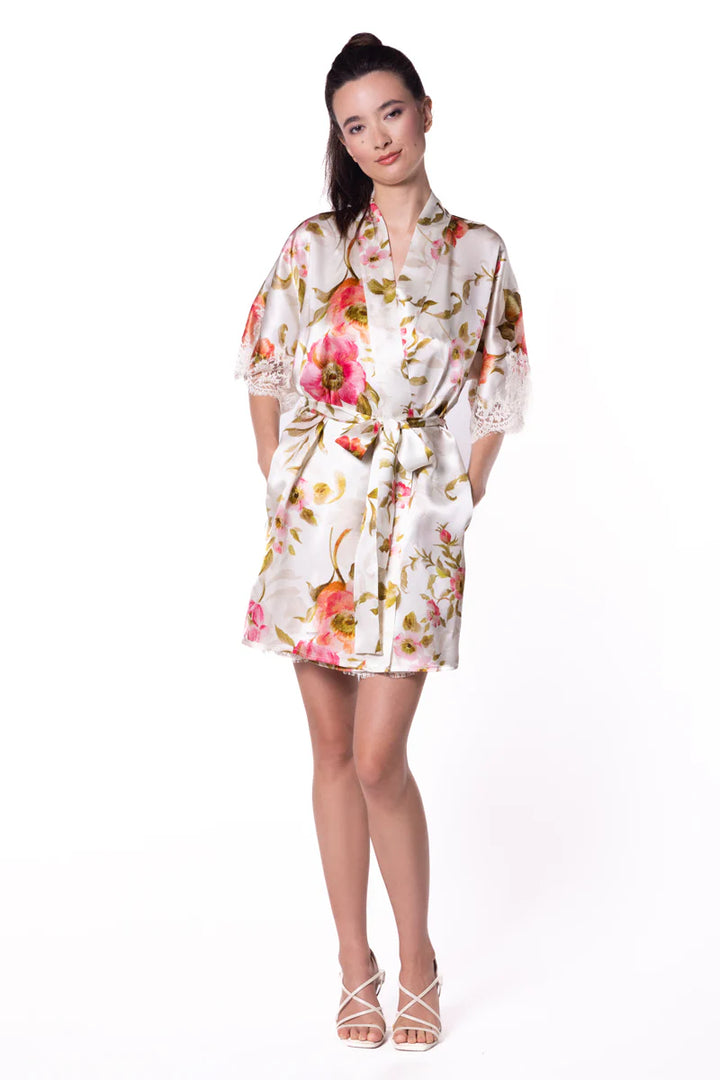 Christine Lingerie  -  Gazebo Printed Short Robe