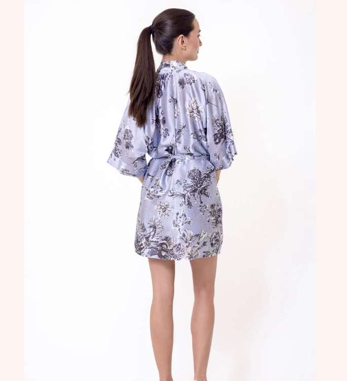 Christine Lingerie - Printed Boudoir Short Robe