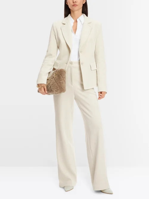 Marc Cain -  Close-Fitting Corduroy Blazer