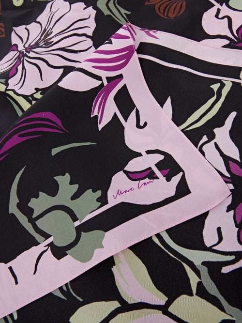 Marc Cain - Floral Print Silk Scarf