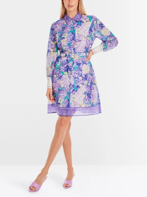 Marc Cain - Floral Print Shirt Dress