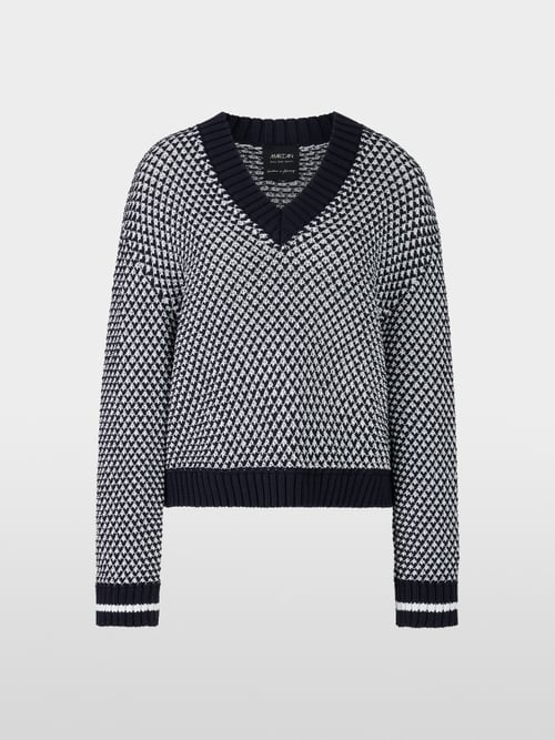 Marc Cain - Knit V-Neck Sweater