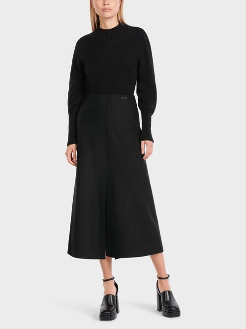 Marc Cain - Boiled Wool Long Skirt