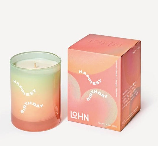 LOHN Candles - Happiest Birthday Candle