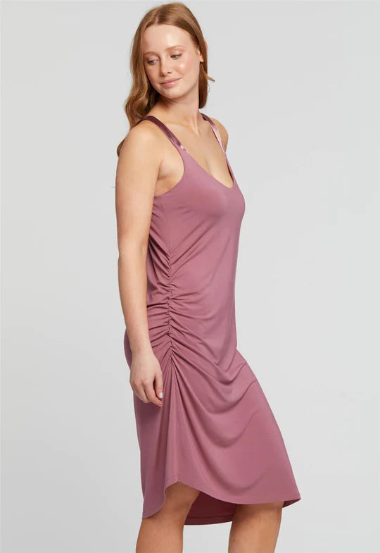 Fleur't Lounge Shirred Dress
